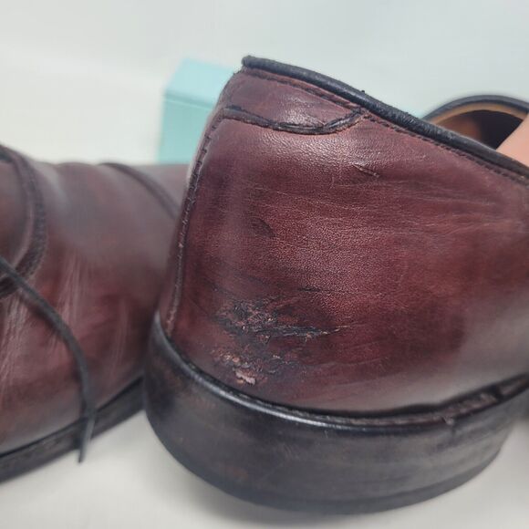 Allen Edmonds 5875 Park Avenue Merlot Burnished Calf Shoe Men\'s 13 A Vintage Cap main image 5